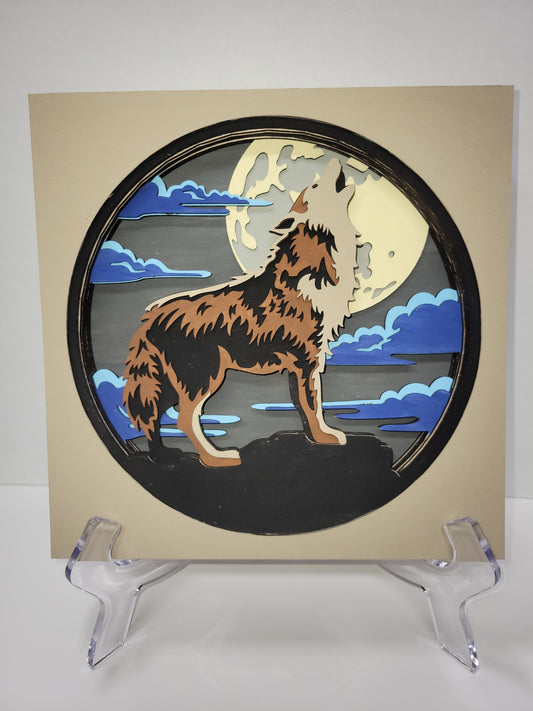 Wolf Shadow Box