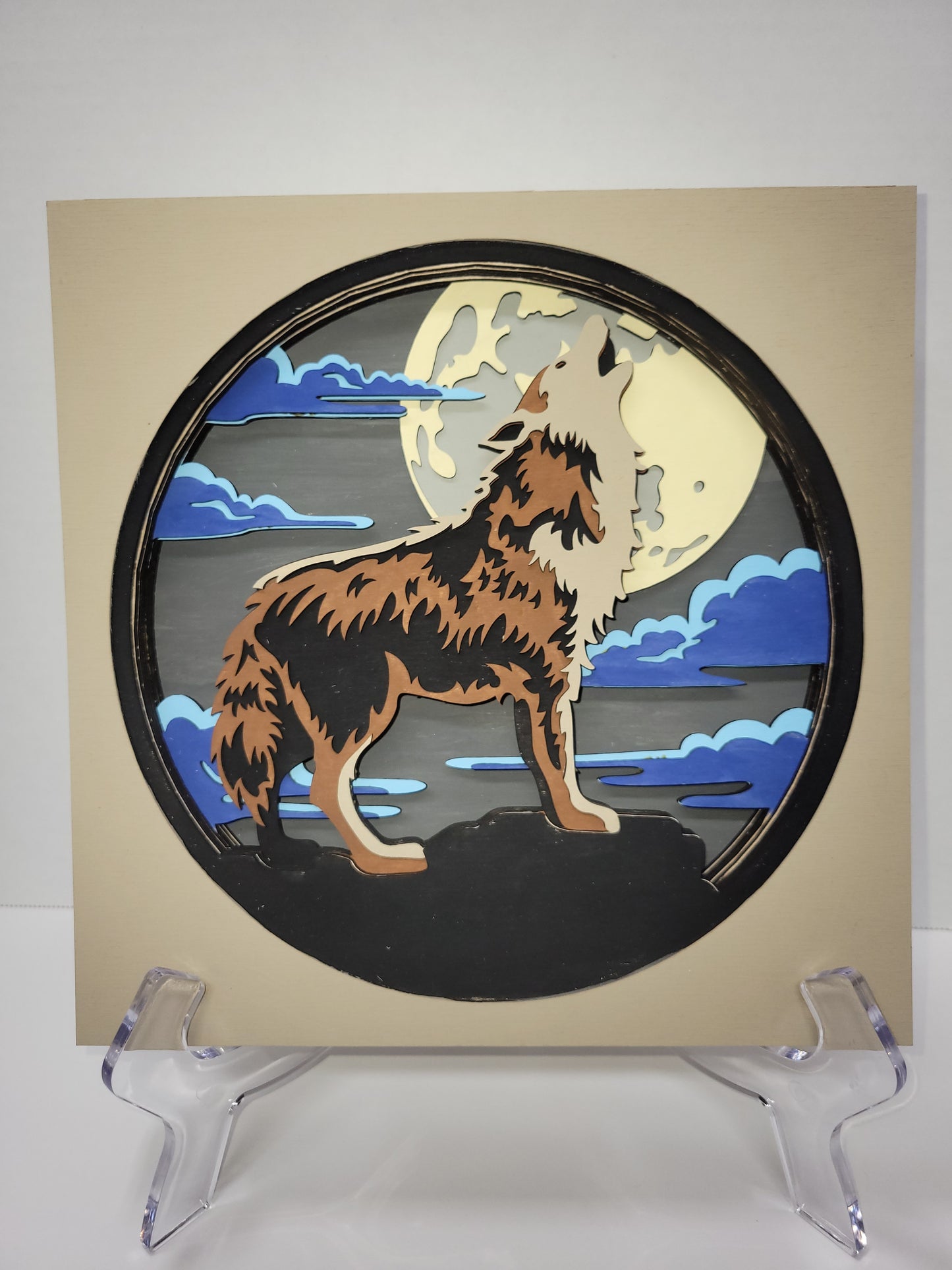 Wolf Shadow Box