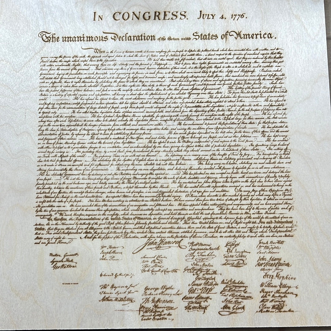 Declaration of Independence